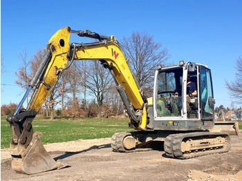 Excavadora de cadenas WACKER NEUSON EZ80 E14-03 gummi 8t rubber: foto 3