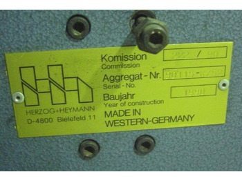 Plegadora de papel Herzog & Heymann KZ 52 mobile crossbreaker: foto 2 Plegadora de papel Herzog & Heymann KZ 52 mobile crossbreaker: foto 2