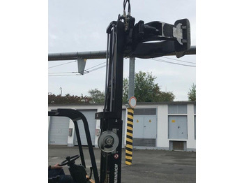 Carretilla elevadora eléctrica Three-wheel electric front loader Jungheinrich EFG DF 15 with duplex mast and Meyer roller clamp: foto 3