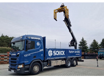 Camión caja abierta SCANIA R 500