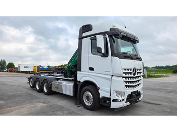 Camión multibasculante, Camión grúa Mercedes-Benz Arocs 3253 8X4*4 Fassi F295: foto 4