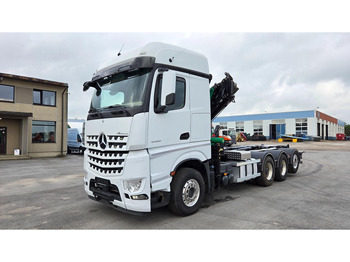 Camión multibasculante, Camión grúa Mercedes-Benz Arocs 3253 8X4*4 Fassi F295: foto 3