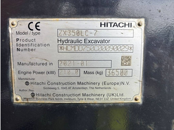 Excavadora de cadenas Hitachi ZX 350 LC-7 (Under Preparation): foto 2