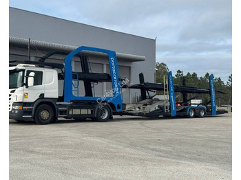 Camión portavehículos SCANIA P 450