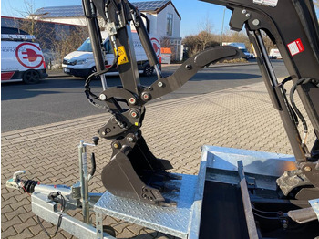 Miniexcavadora, Remolque Minibagger BK2000NKSR + Tieflader + Zubehör *INKL.19% MWST*BERGER KRAUS*KUBOTA* KLIMA*SCHWENKARM*VERSTELLFAHRWERK*: foto 5