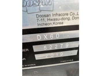 Excavadora de cadenas Awesome Performance Korea Imported Small Scale Used Doosan Excavator Dx60 Dx225 Dh60 Dh55: foto 3 Excavadora de cadenas Awesome Performance Korea Imported Small Scale Used Doosan Excavator Dx60 Dx225 Dh60 Dh55: foto 3
