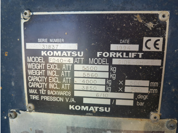 Equipo de manutención KOMATSU