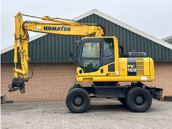 Excavadora de ruedas Komatsu PW160-8: foto 2