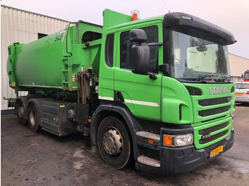 Camión de basura Scania P 310 , 6x2 , CNG , Aut. , RHD , Garbage Truck: foto 4