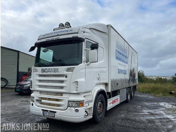 Camión caja cerrada SCANIA R
