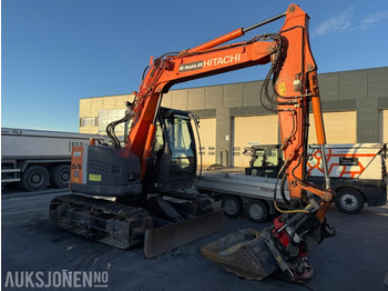 Excavadora 2012 Hitachi ZX 85US-3 - ROTOTILT - SENTRALSMØRING - BUNKRINGSPUMPE: foto 2 Excavadora 2012 Hitachi ZX 85US-3 - ROTOTILT - SENTRALSMØRING - BUNKRINGSPUMPE: foto 2