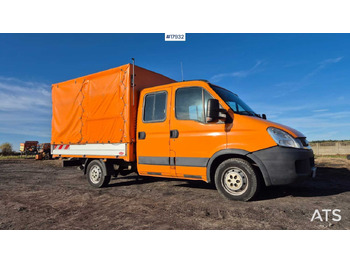 Furgoneta con lona, Furgoneta combi IVECO 35S14D double cab with box body (2011): foto 3