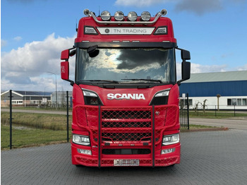 Cabeza tractora Scania R520 V8 NGS VOLLUCHT, LEER, BULLBAR, ZONDER EGR, BOOGIE.: foto 4