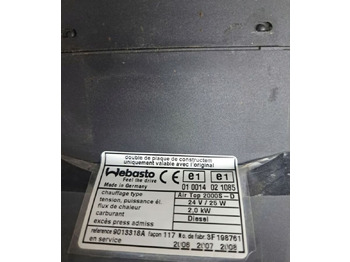 Calefacción/ Ventilación para Camión WEBASTO OGRZEWANIE WEBASTO AIR TOP 2000 S RENAULT PREMIUM MIDLUM DXI VOLVO FL FE: foto 3 Calefacción/ Ventilación para Camión WEBASTO OGRZEWANIE WEBASTO AIR TOP 2000 S RENAULT PREMIUM MIDLUM DXI VOLVO FL FE: foto 3