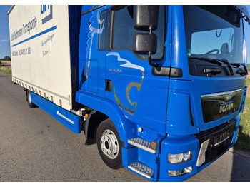 Camión lona MAN TGL 12.250 cena za ZESTAW TANDEM UNIKAT przebieg z Niemiec MANUAL HAK / EURO 6 / przyczepa zestaw jumbo / opony 80%: foto 4