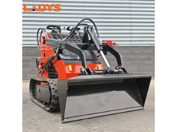 Minicargadora LADYS Free Shipping Mini Skid Steer Loader Compact Track Electric/Diesel Chinese Mini Skid Steer Loader For Sale With Mini Skid Steer Attachments 4 In 1 Bucket: foto 4