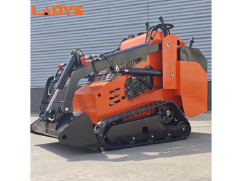 Minicargadora LADYS Free Shipping Mini Skid Steer Loader Compact Track Electric/Diesel Chinese Mini Skid Steer Loader For Sale With Mini Skid Steer Attachments 4 In 1 Bucket: foto 3