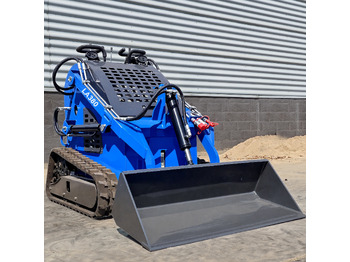 Minicargadora LEZUM Free Shipping Mini Skid Steer Loader Compact Track Electric/Diesel Chinese Mini Skid Steer Loader For Sale With Mini Skid Steer Attachments 4 In 1 Bucket: foto 3