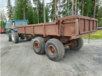 Remolque volquete agrícola Maansiirtokärry 2-akselinen Hydraulisella takalaidalla, katso video!: foto 3