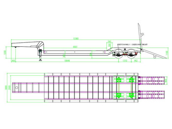 Semirremolque góndola rebajadas para transporte de equipos pesados TITAN 2 Axle 50 Ton Low Bed Trailer for Sale In Nigeria Lagos: foto 4 Semirremolque góndola rebajadas para transporte de equipos pesados TITAN 2 Axle 50 Ton Low Bed Trailer for Sale In Nigeria Lagos: foto 4