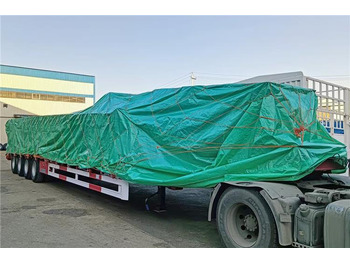 Semirremolque góndola rebajadas TITAN 4 Axle 100 Ton Low Bed Truck Trailer for Sale In Zambia: foto 2