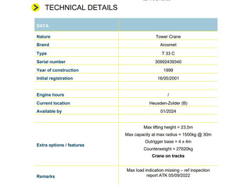 Leasing de Arcomet T 33 C Arcomet T 33 C: foto 2