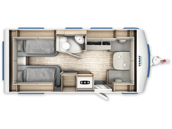 Caravana Fendt Bianco Selection 495 SG Safety, Shower, 2.000 KG, GFK: foto 2 Caravana Fendt Bianco Selection 495 SG Safety, Shower, 2.000 KG, GFK: foto 2