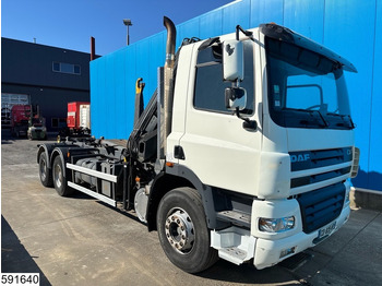 Camión multibasculante, Camión grúa DAF CF 380 6X4, EURO 3, Manual, Steel, HIAB, DALBY: foto 3