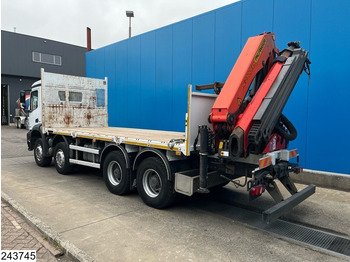 Camión caja abierta, Camión grúa Mercedes-Benz Arocs 3240 8X4, EURO 6, Steel suspension, Palfinger: foto 2 Camión caja abierta, Camión grúa Mercedes-Benz Arocs 3240 8X4, EURO 6, Steel suspension, Palfinger: foto 2