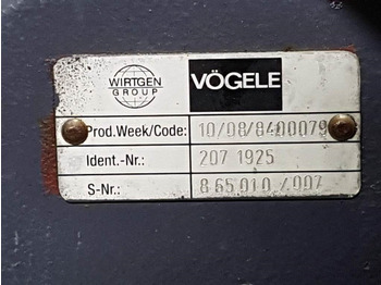 Caja de cambios y piezas para Maquinaria de construcción Vögele 2071925 - Transmission/Getriebe/Transmissiebak: foto 4