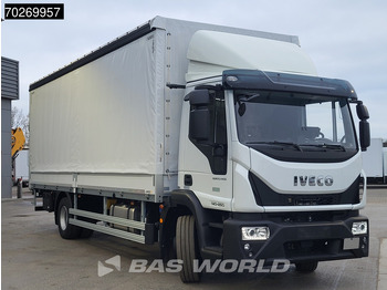 Camión lona Iveco Eurocargo 140E250 4X2 NEW 14tonner ACC Ladebordwand Automatic Euro 6: foto 2