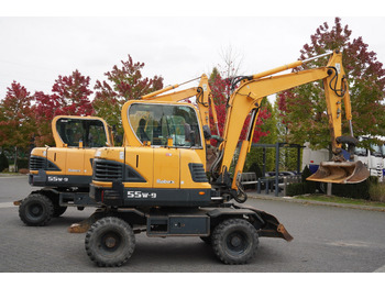 Miniexcavadora Hyundai Robex 55W-9 Wheeled Excavator 5.5t / 2pcs: foto 4