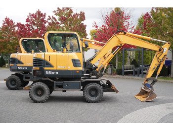Miniexcavadora Hyundai Robex 55W-9 Wheeled Excavator 5.5t / 2pcs: foto 3