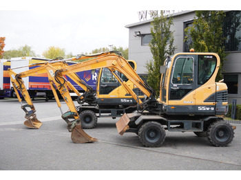 Miniexcavadora Hyundai Robex 55W-9 Wheeled Excavator 5.5t / 2pcs: foto 2
