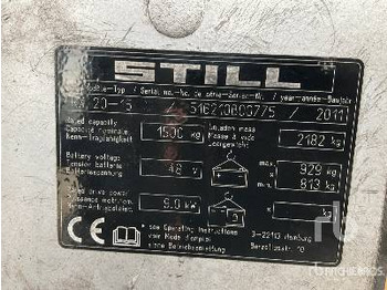 Carretilla elevadora eléctrica STILL RX20-15: foto 5