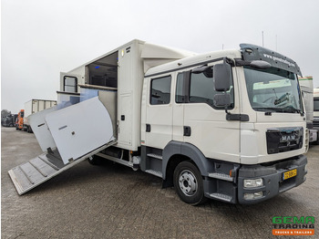 Leasing de MAN TGL 12.180 4x2 DoKa 7 pers. Euro5 EEV - Paardenwagen 2-Paards - 147.000km! - MARGE MAN TGL 12.180 4x2 DoKa 7 pers. Euro5 EEV - Paardenwagen 2-Paards - 147.000km! - MARGE: foto 1
