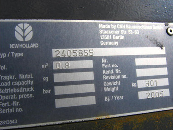Cazo cargador NEW HOLLAND