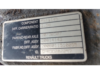 Diferencial RENAULT Midlum