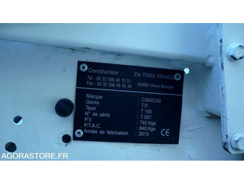 Leasing de  CRIBLEUR DE PLAGE TRACTÉ T160 N° de serie T067 CRIBLEUR DE PLAGE TRACTÉ T160 N° de serie T067: foto 4