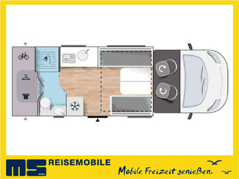 Autocaravana perfilada CHAUSSON 640