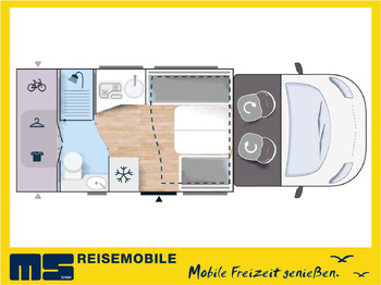 Autocaravana perfilada CHAUSSON 650