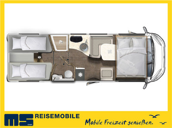 Autocaravana integral Eura Mobil INTEGRA LINE 720 EB /180PS-9G MAXI/ EINZELBETTEN: foto 2 Autocaravana integral Eura Mobil INTEGRA LINE 720 EB /180PS-9G MAXI/ EINZELBETTEN: foto 2