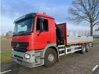 Camión caja abierta, Camión grúa Mercedes-Benz ACTROS 2832: foto 4