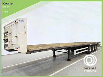 Semirremolque plataforma/ Caja abierta KRONE SD
