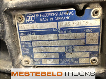 Caja de cambios y piezas para Camión MAN Versnellingsbak 12 AS 2331 TD + IT3: foto 5