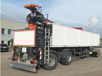 Semirremolque plataforma/ Caja abierta Langendorf SSH 20/25, Kalksandstein, Kran Atlas AK330.2V: foto 5