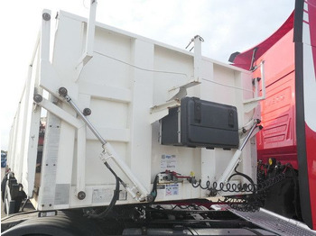 Semirremolque plataforma/ Caja abierta Langendorf SSH 20/25, Kalksandstein, Kran Atlas AK330.2V: foto 3