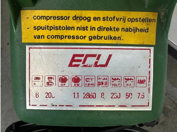 Compresor de aire Fiac Airmec ECU Olievrije Zuigercompressor 1.5 PK 205 L / min 8 Bar: foto 3 Compresor de aire Fiac Airmec ECU Olievrije Zuigercompressor 1.5 PK 205 L / min 8 Bar: foto 3