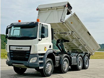 Camión volquete, Camión grúa DAF CF 480 * Kipper 6,00 m + BORDMATIC/ 8x4 * TOP: foto 3