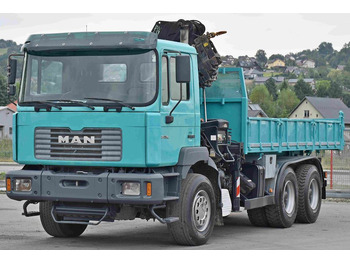 Camión grúa, Camión volquete MAN 27-314 * HIAB 220 C - 3 + FUNK * 6x4: foto 4